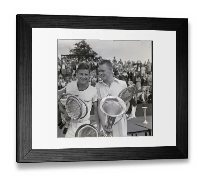Framed Print : Tennis Doubles Championss Framed Print : Tennis Doubles Championss