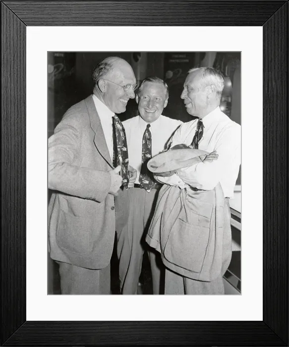 Framed Print : GM Execs at New Buick Preview