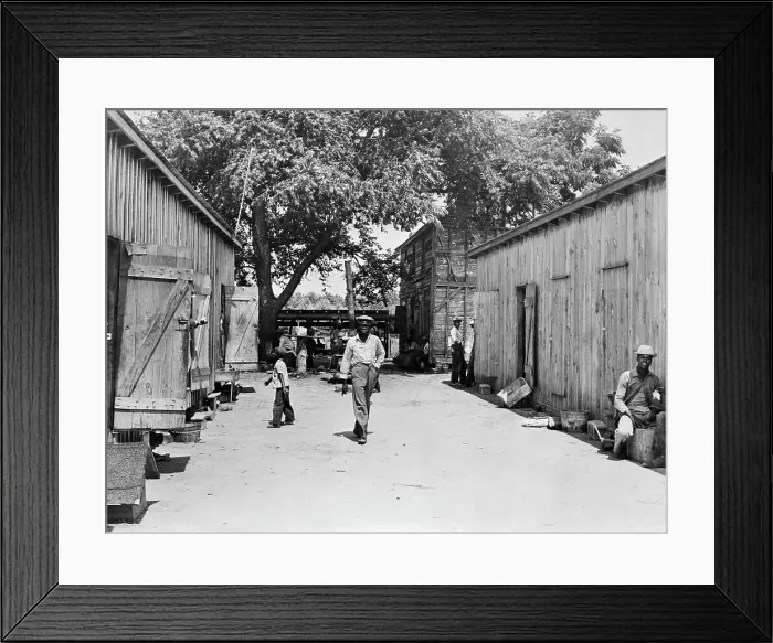 Framed Print : Camp Of Migratory Workers Framed Print : Camp Of Migratory Workers