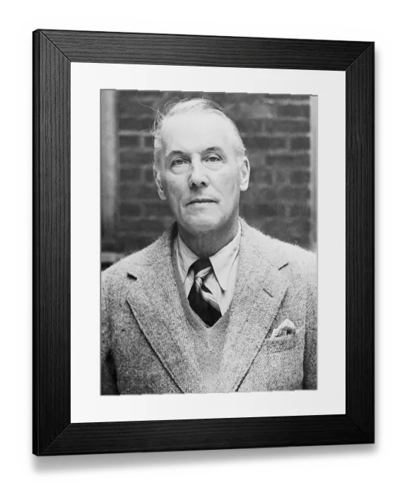 Framed Print : Canadian poet Robert W. Service Framed Print : Canadian poet Robert W. Service