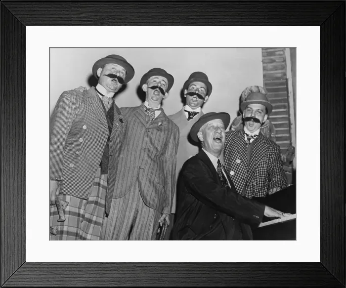 Framed Print : Former Governor Alfred E. Smith Entertaining with Singers at World's Fair Framed Print : Former Governor Alfred E. Smith Entertaining with Singers at World's Fair