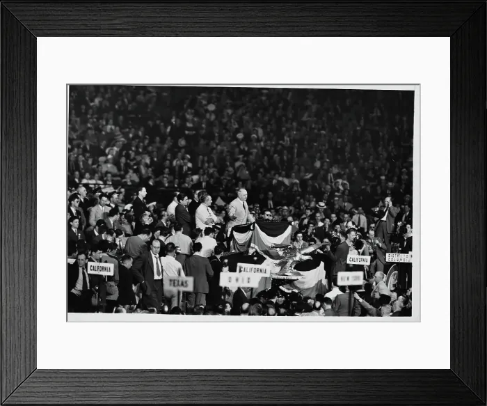 Framed Print : James Farley Nominating FDR to Run for a Third Term Framed Print : James Farley Nominating FDR to Run for a Third Term
