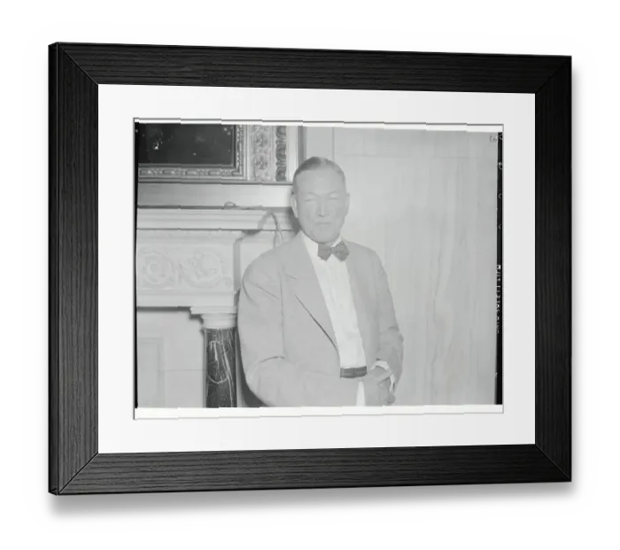 Framed Print : Portrait of Charles L. McNary Framed Print : Portrait of Charles L. McNary