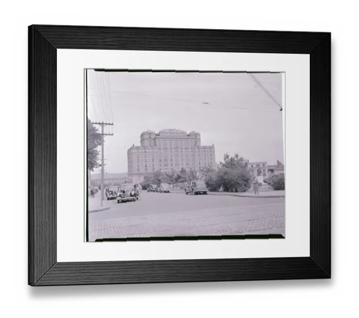 Framed Print : Street in Halifax Including Nova Scotian Hotel Framed Print : Street in Halifax Including Nova Scotian Hotel