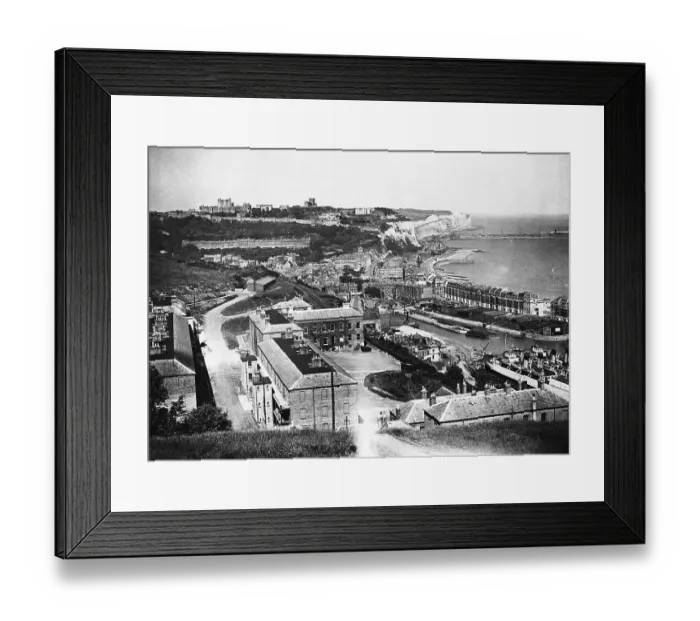 Framed Print : View Of English Channel City Of Dover Framed Print : View Of English Channel City Of Dover