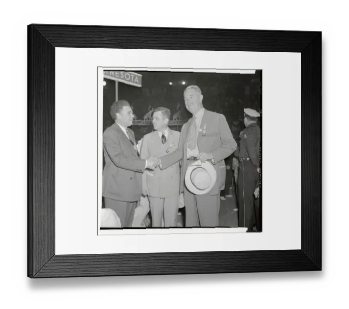 Framed Print : Robert McCormick with Others at Convention Framed Print : Robert McCormick with Others at Convention