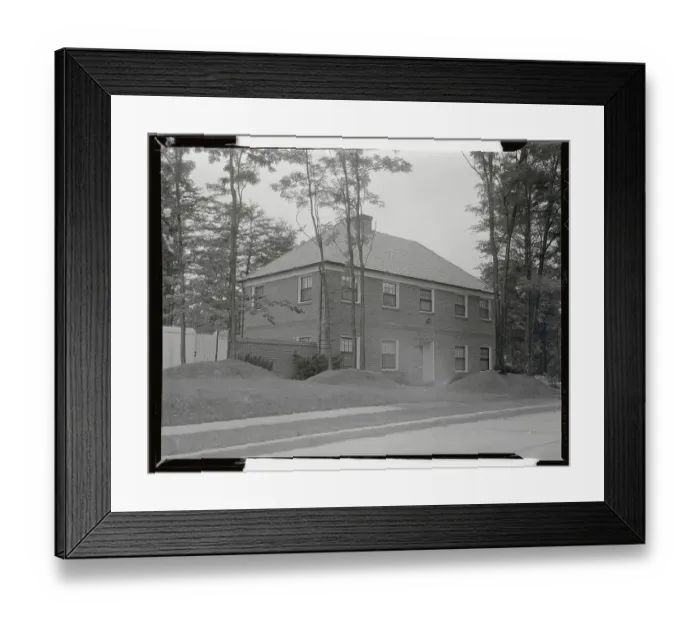 Framed Print : J. Edgar Hoover's House Framed Print : J. Edgar Hoover's House