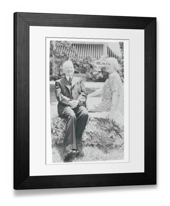 Framed Print : Carter Glass and Mary Scott Meade Framed Print : Carter Glass and Mary Scott Meade