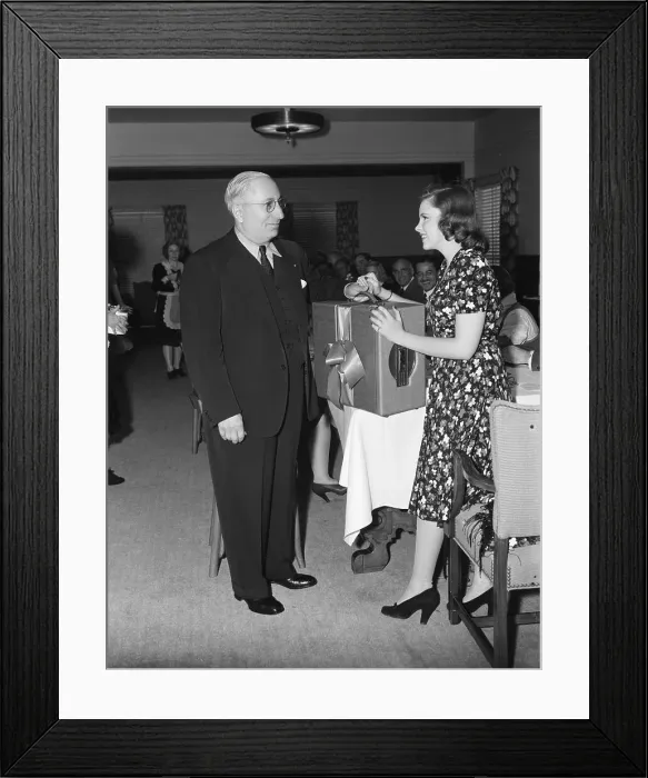 Framed Print : Judy Garland and Louis B. Mayer Framed Print : Judy Garland and Louis B. Mayer