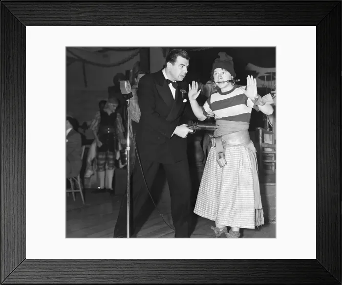 Framed Print : Mickey Rooney And Ken Murray Framed Print : Mickey Rooney And Ken Murray