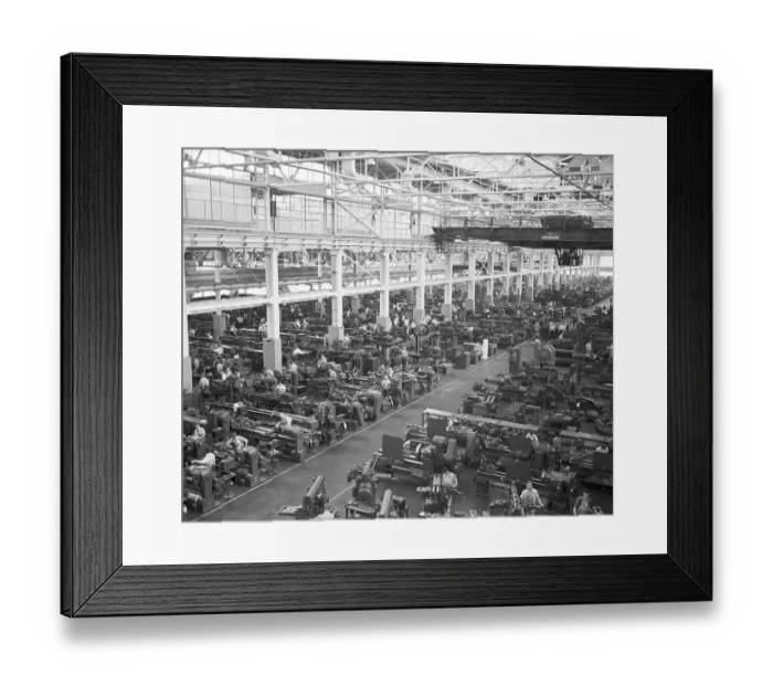 Framed Print : Tool and Die Plant at River Rouge Framed Print : Tool and Die Plant at River Rouge