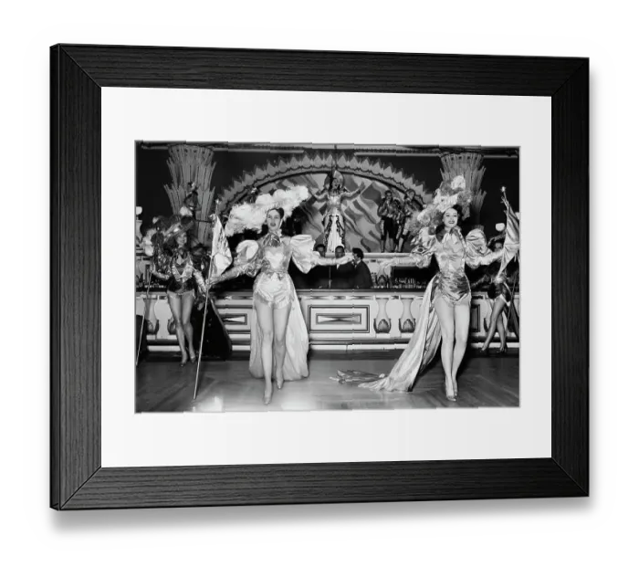 Framed Print : Billy Rose's Diamond Horseshoe, 1940 Framed Print : Billy Rose's Diamond Horseshoe, 1940