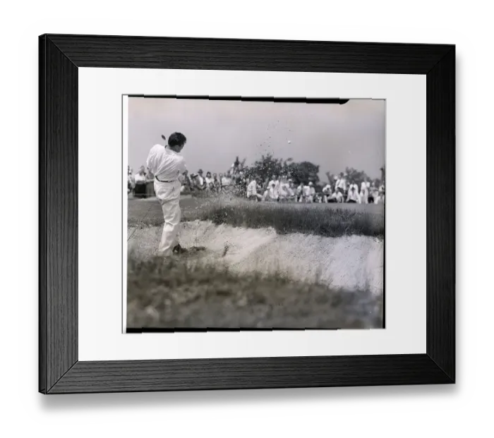Framed Print : Golfer Lawson Little Blasts Out of Sand Framed Print : Golfer Lawson Little Blasts Out of Sand