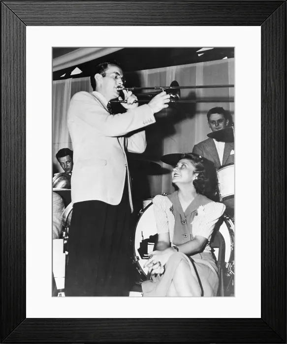 Framed Print : Glen Miller Serenades Frieda Myers