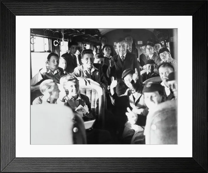 Framed Print : Children Get Evacuated Framed Print : Children Get Evacuated