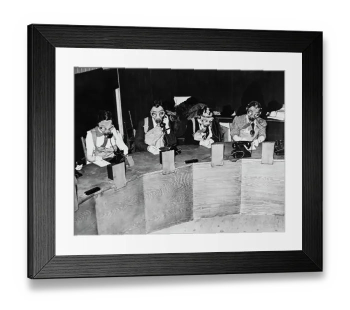 Framed Print : Walthamstow Air Raid Precautions Framed Print : Walthamstow Air Raid Precautions