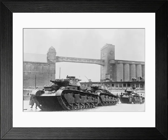 Framed Print : German Tank in Norway Framed Print : German Tank in Norway
