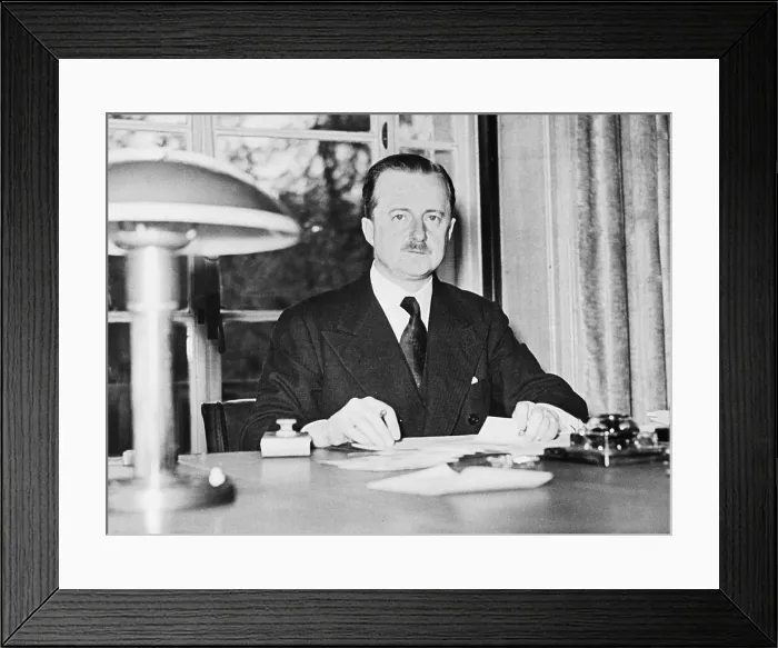 Framed Print : Duff Cooper, New Minister Of Information Framed Print : Duff Cooper, New Minister Of Information