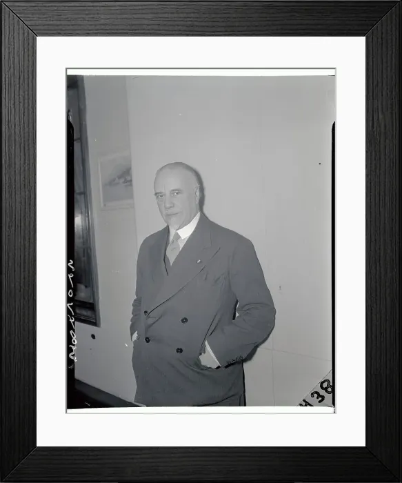 Framed Print : Portrait of Thomas Beecham Standing with His Hands in Pockets Framed Print : Portrait of Thomas Beecham Standing with His Hands in Pockets