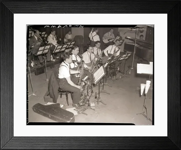 Framed Print : Tommy Dorsey's Saxophone Section Framed Print : Tommy Dorsey's Saxophone Section