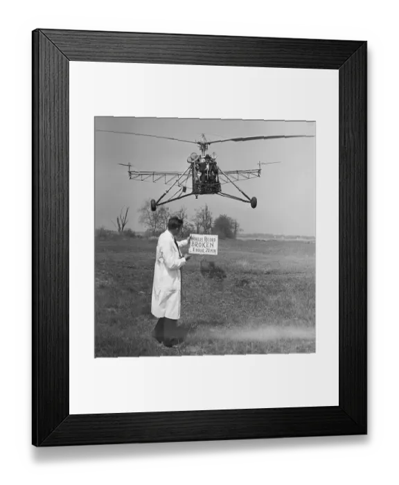 Framed Print : Sikorsky Helicopter Setting Endurance Mark Framed Print : Sikorsky Helicopter Setting Endurance Mark
