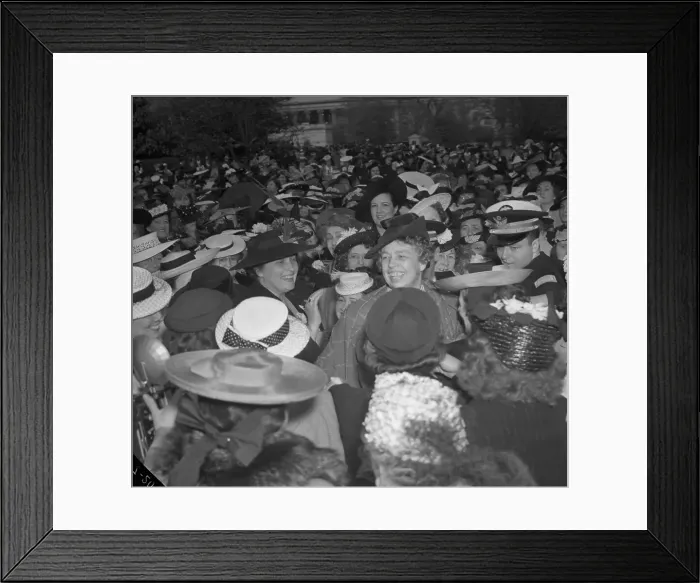 Framed Print : Women Mob First Lady Framed Print : Women Mob First Lady