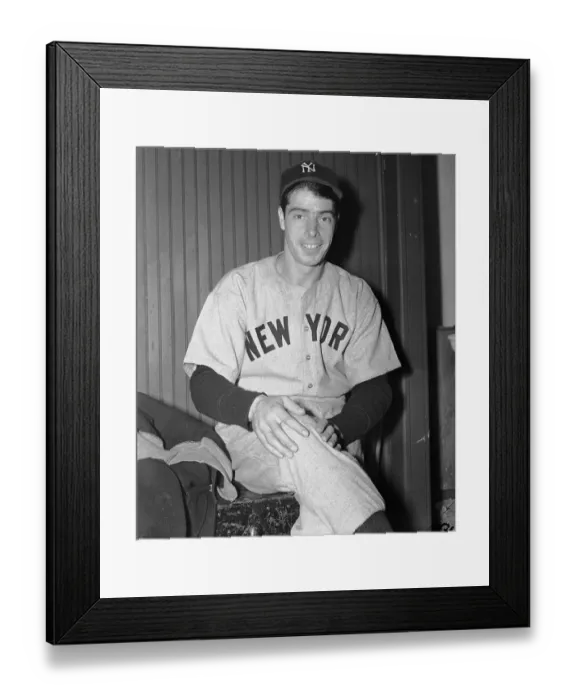 Framed Print : Portrait of Joe DiMaggio Framed Print : Portrait of Joe DiMaggio