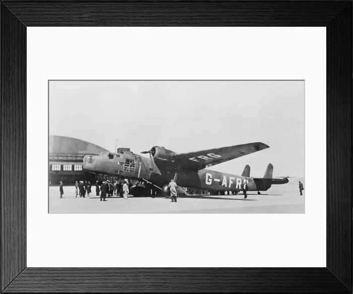 Framed Print : Large Plane At Air Base