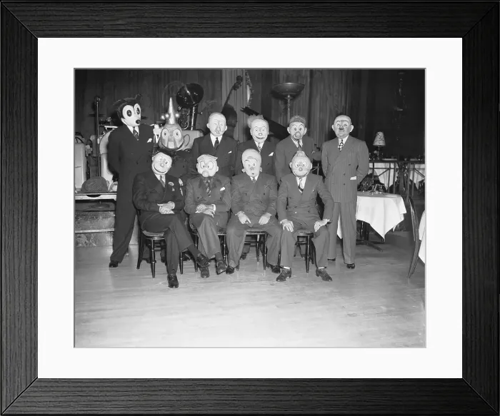 Framed Print : Notables as Cartoon Characters Framed Print : Notables as Cartoon Characters