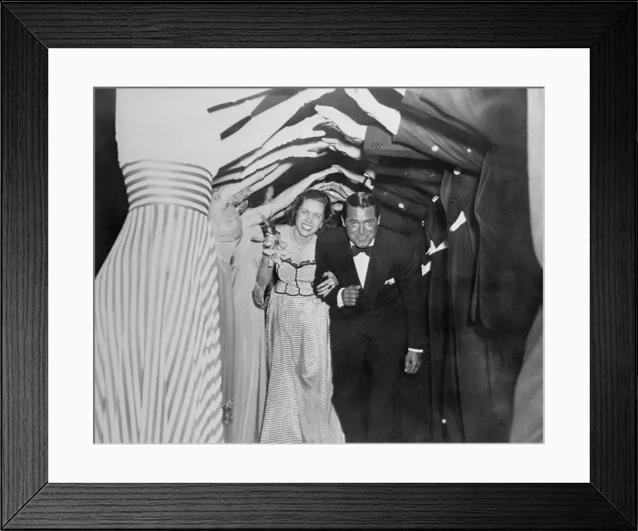 Framed Print : Cary Grant with Rosa Ellis at College Dance