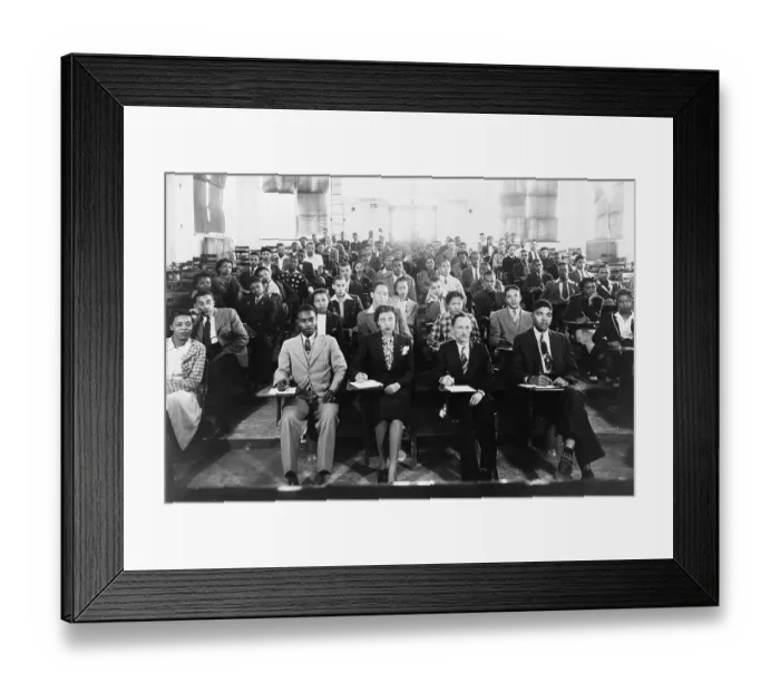 Framed Print : Students at Tuskegee Institute