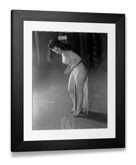 Framed Print : Portrait of Sherry Britton Posing Framed Print : Portrait of Sherry Britton Posing