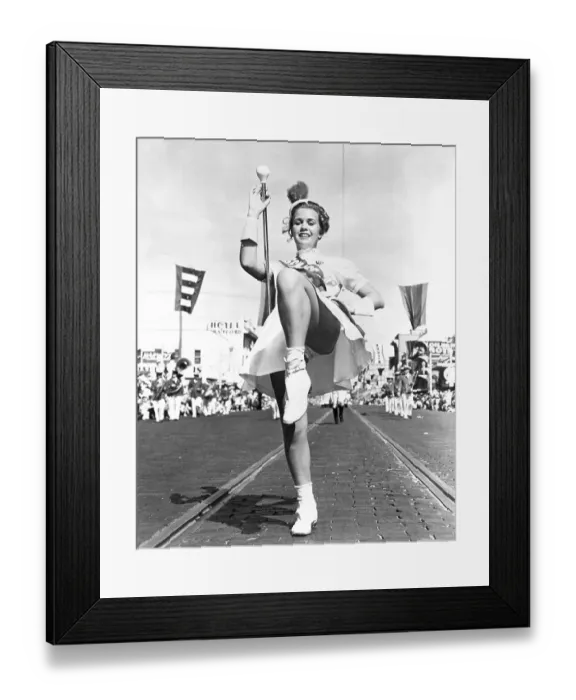 Framed Print : Majorette Jeanne Ladd Framed Print : Majorette Jeanne Ladd