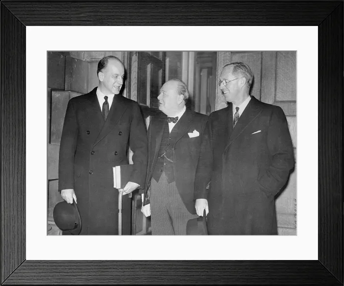 Framed Print : Joseph P. Kennedy and Sumner Welles Saying Goodbye to Winston Churchill Framed Print : Joseph P. Kennedy and Sumner Welles Saying Goodbye to Winston Churchill