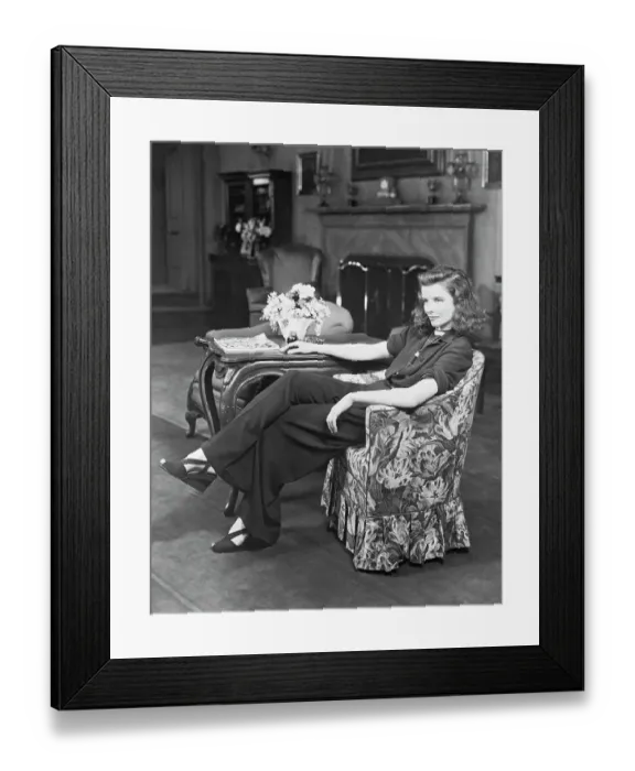 Framed Print : Actress Katharine Hepburn Framed Print : Actress Katharine Hepburn