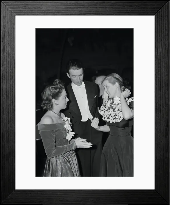 Framed Print : Bette Davis at the Screen Actors Guild