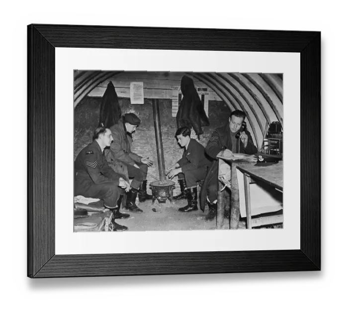 Framed Print : View Of Duty Office Dugout In France Framed Print : View Of Duty Office Dugout In France