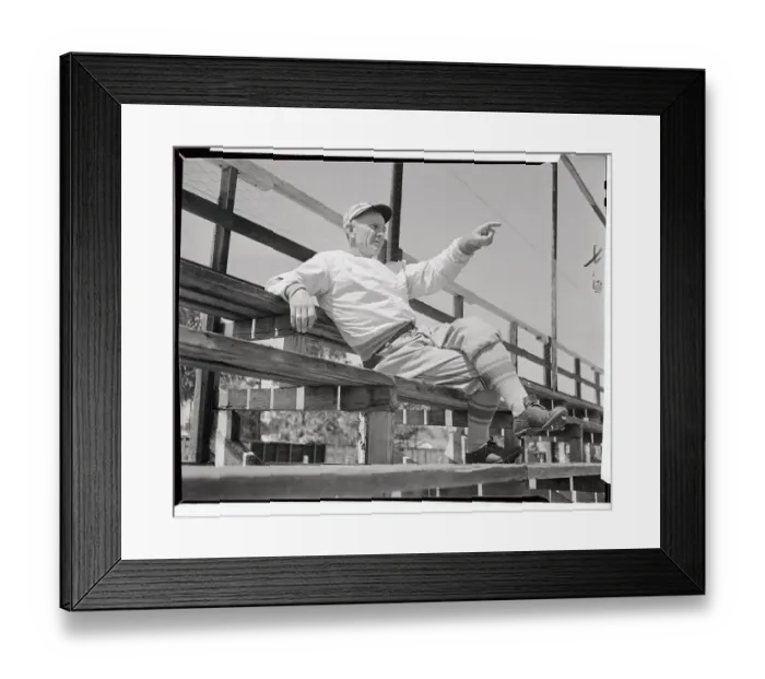 Framed Print : Portrait of Casey Stengel Framed Print : Portrait of Casey Stengel