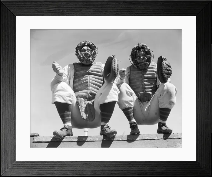 Framed Print : Pittsburgh Pirates Catchers in Spring Training Framed Print : Pittsburgh Pirates Catchers in Spring Training