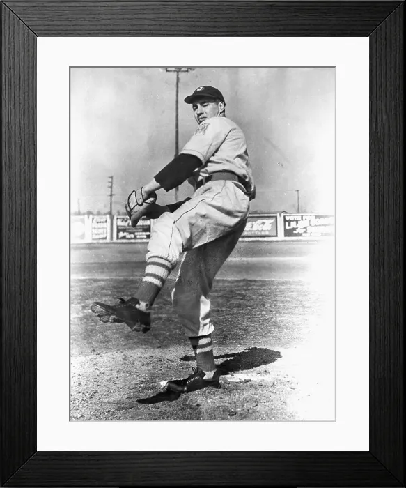 Framed Print : Bob Feller Throwing A Pitch Framed Print : Bob Feller Throwing A Pitch