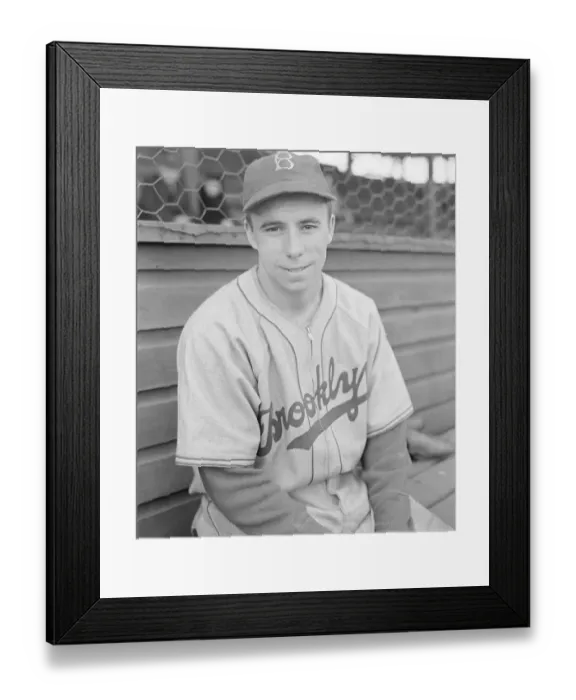 Framed Print : Pee Wee Reese at Training Camp