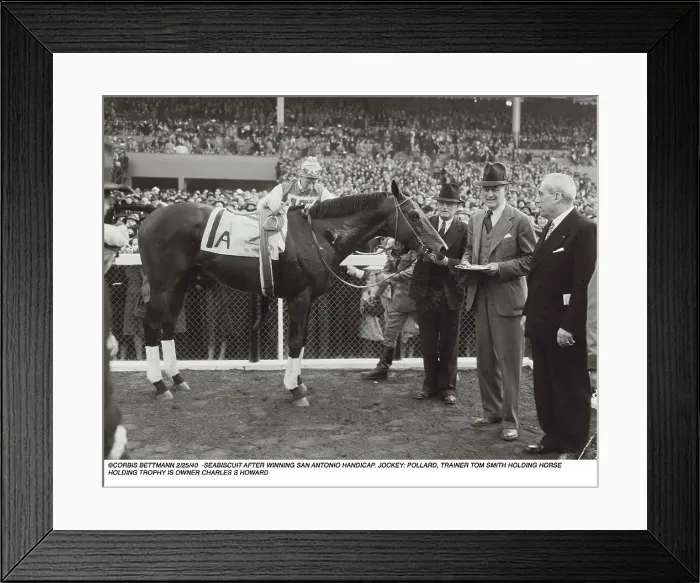 Framed Print : Winning Racehorse Seabiscuit Framed Print : Winning Racehorse Seabiscuit