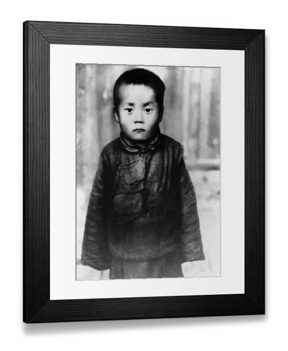 Framed Print : Boy Who is to Become Dalai Lama