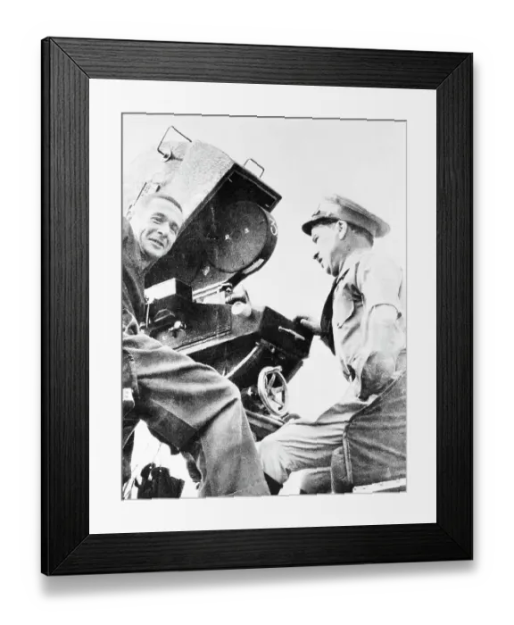 Framed Print : Charlie Chaplin Directing The Great Dictator Framed Print : Charlie Chaplin Directing The Great Dictator