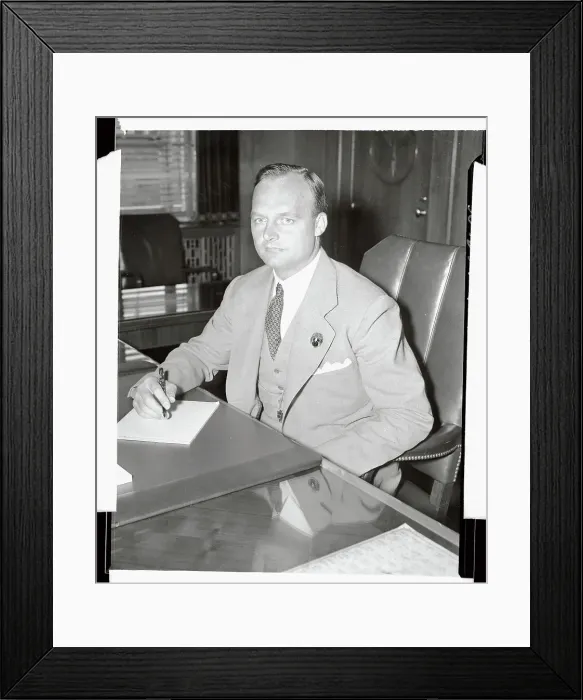 Framed Print : Assistant General Attorney O. John Rogge