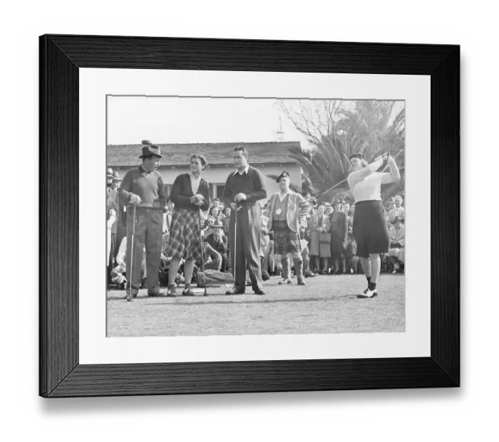 Framed Print : Celebrity Golfers in 1941 Framed Print : Celebrity Golfers in 1941