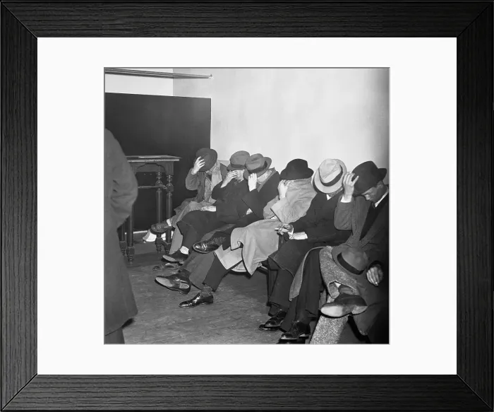 Framed Print : Members of The Christian Front Framed Print : Members of The Christian Front