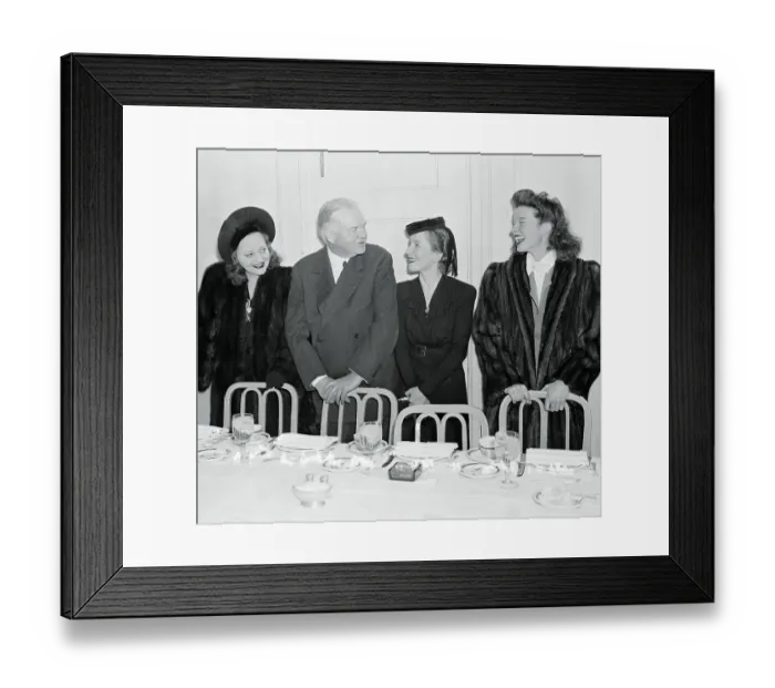 Framed Print : Portrait of Katharine Hepburn and Others