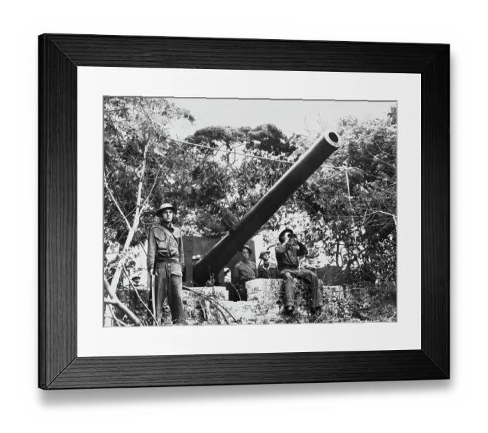 Framed Print : WW2 artillery Framed Print : WW2 artillery