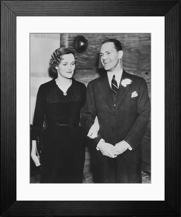 Framed Print : Portrait of Mr. and Mrs. James Cromwell Framed Print : Portrait of Mr. and Mrs. James Cromwell